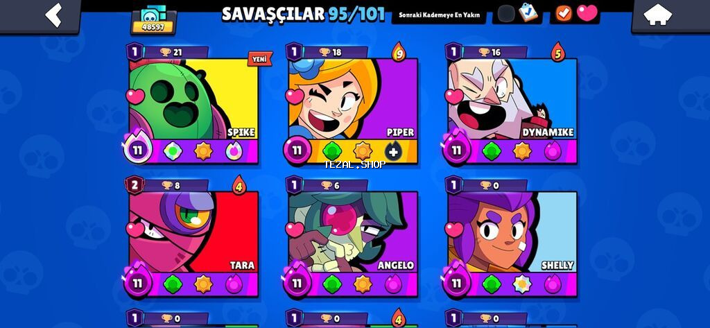 Brawl Stars hesabı – “forsberk” - Kupa: 48 597 - Prestij: 25 - Klub - şəkil 3