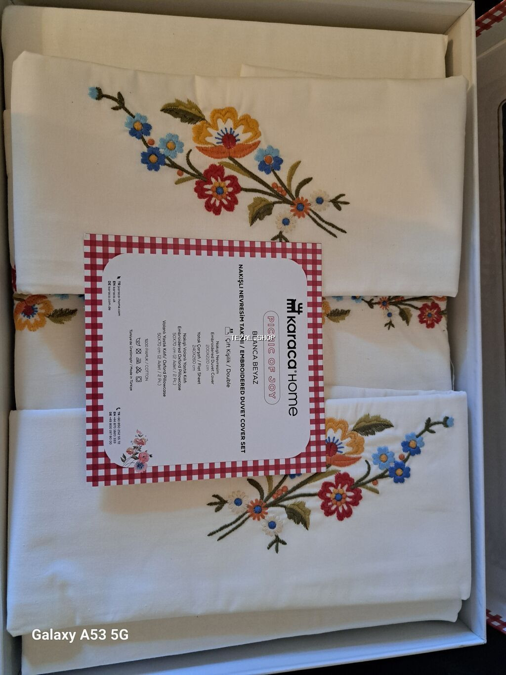 Karaca 2 nəfərlik yataq dəsti.Çox gözəl və keyfiyyətlidir - şəkil 2