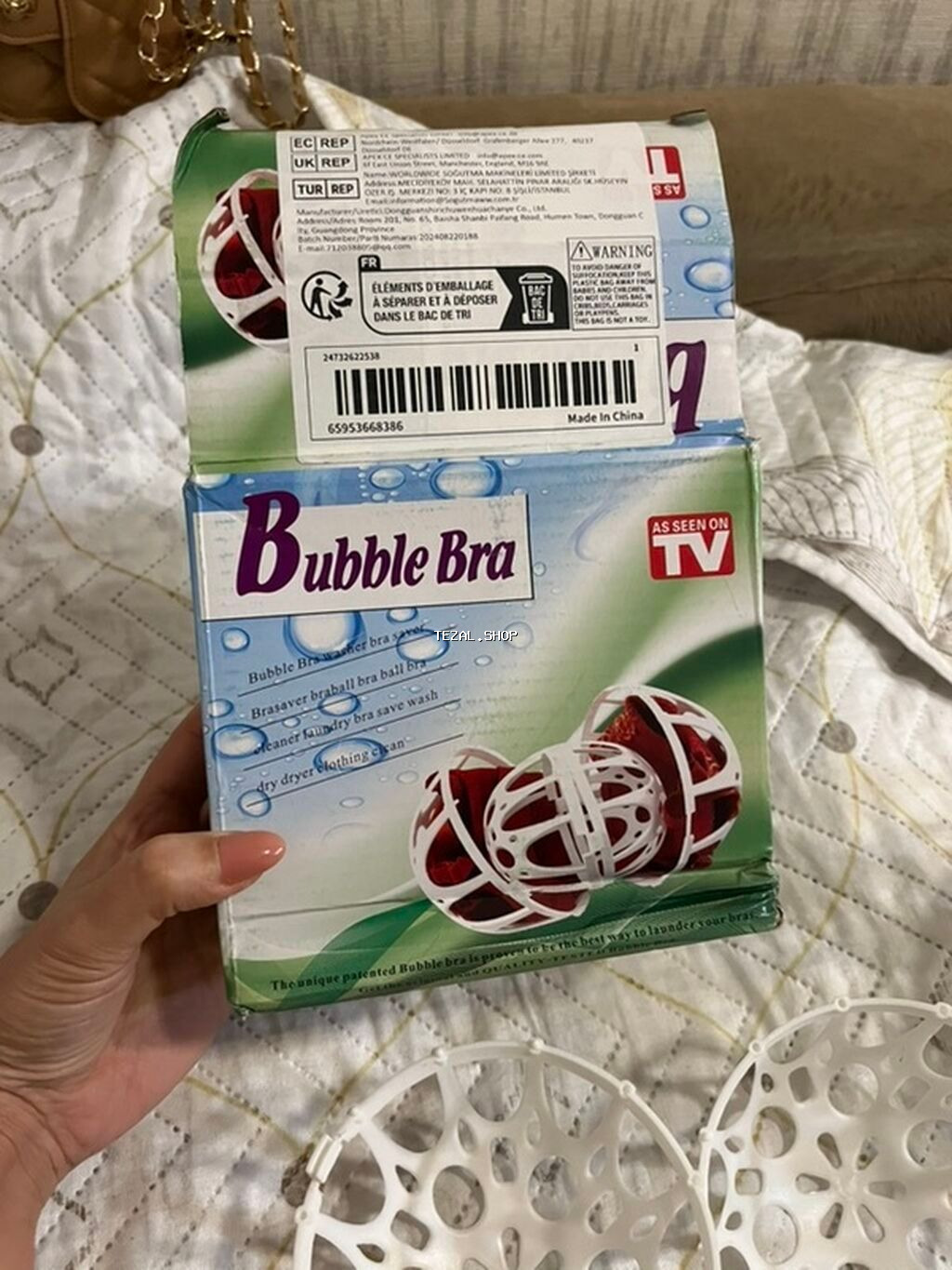 Yenidir - Sütyenləri paltaryuyan maşında təhlükəsiz yumaq üçün nəzərdə