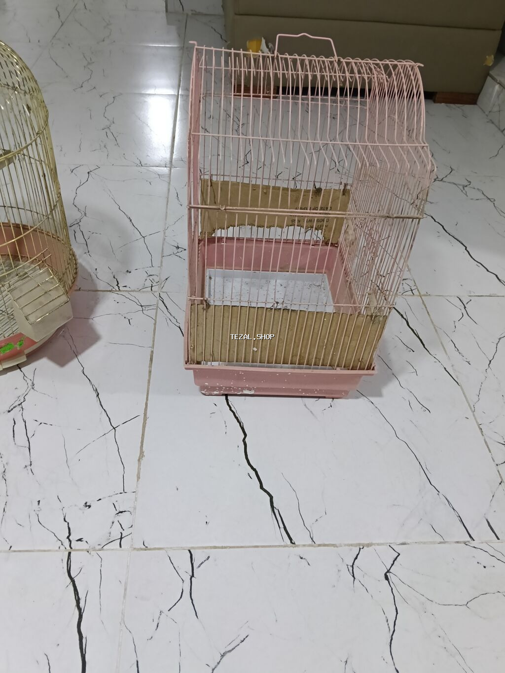 Quş qəfəsləri – 2 ədəd dəst - Model 1: Dairəvi formalı, üst hissəsi - şəkil 2