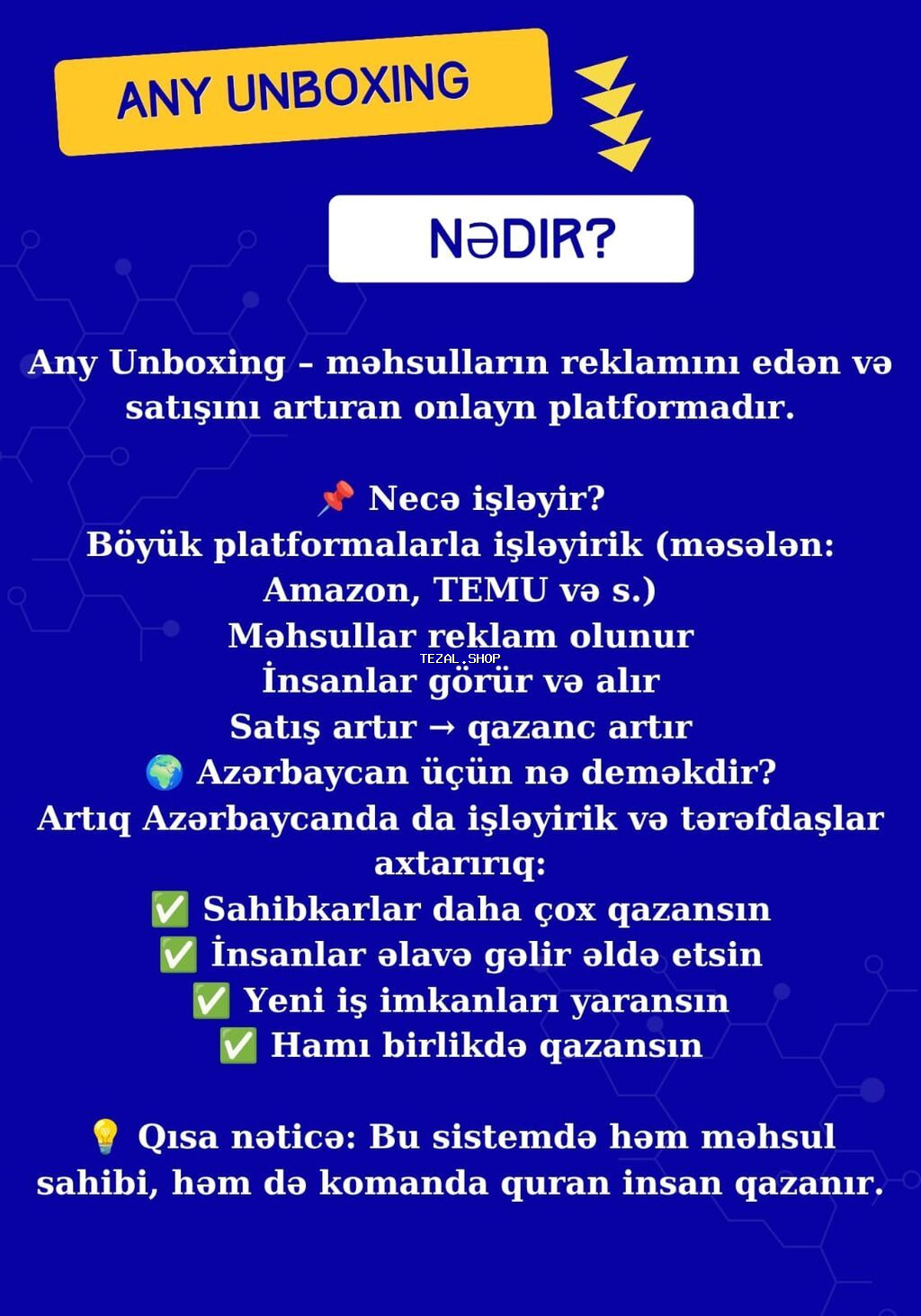 Any Unboxing – onlayn reklam və gəlir platforması Xidmətin mahiyyəti - şəkil 2