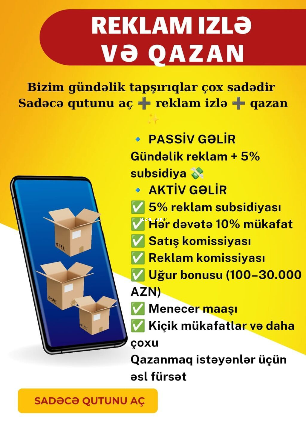 Any Unboxing – onlayn reklam və gəlir platforması Xidmətin mahiyyəti - şəkil 3