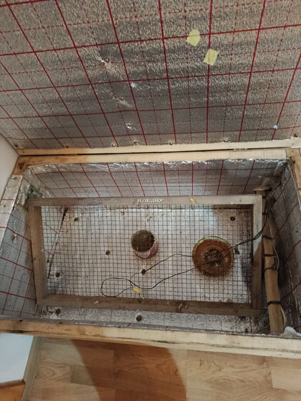 Elektriklə işləyən taxta inkubator/qatarlayıcı kamera - Korpus - şəkil 3