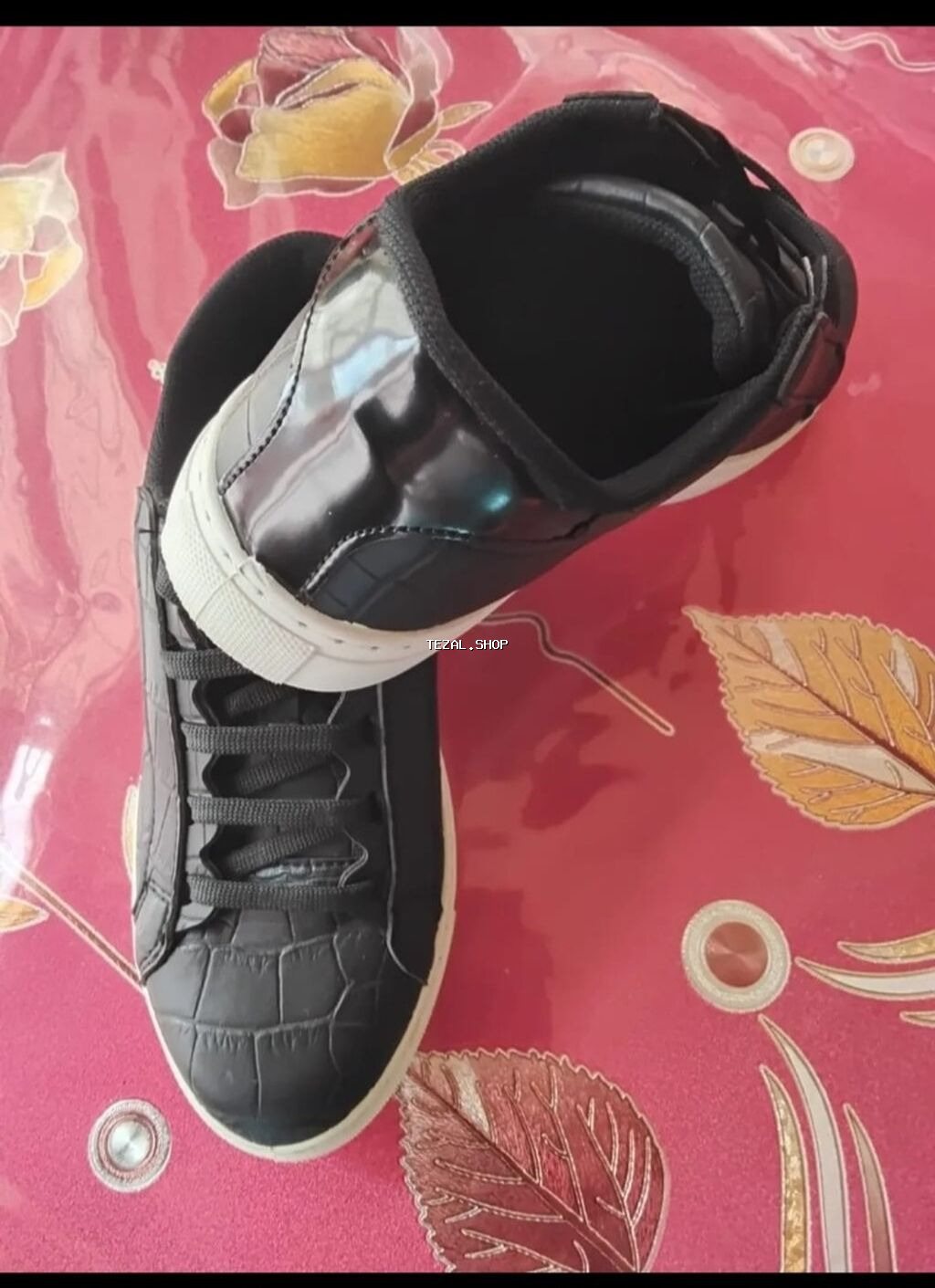 Кожаные чёрные кеды. Размер 36. В отличном состоянии. Покупала в