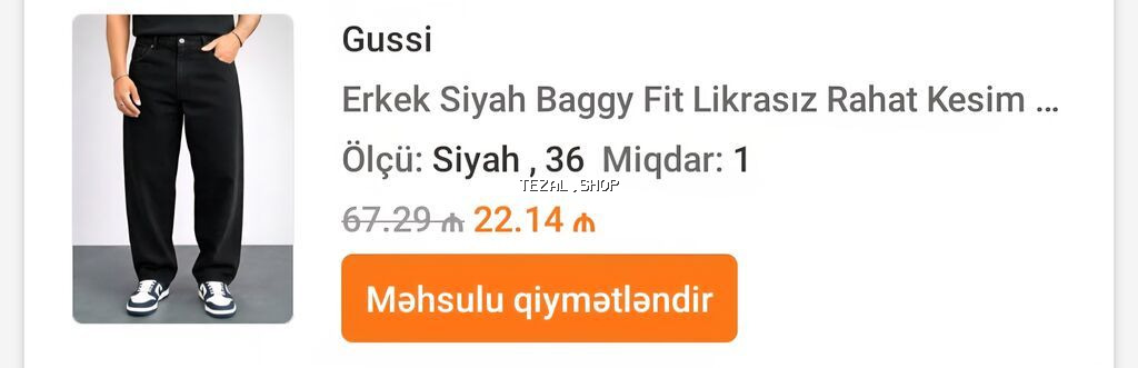 Özümə almışdım paltarlar mənə kiçik olduğu üçün satıram heç - şəkil 2