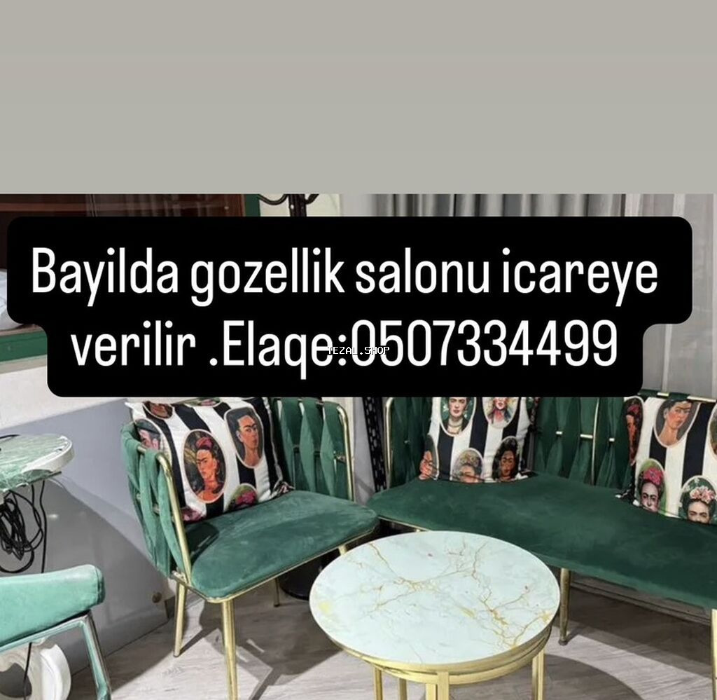 Bayıl ərazisində gözəllik salonu icarəyə verilir. - Zövqlü interyer