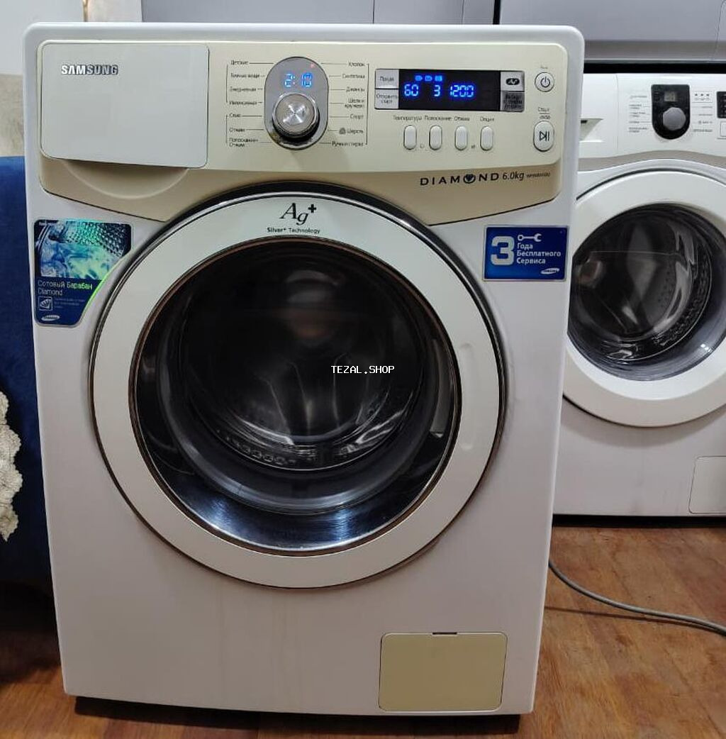 Paltaryuyan maşın Samsung, 6 kq, İşlənmiş, Avtomat, Qurutma var, Kredit yoxdur, Ünvandan götürmə, Pulsuz çatdırılma, Ödənişli çatdırılma