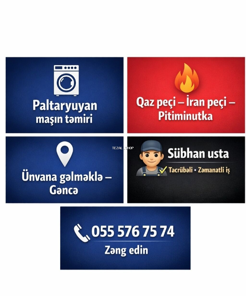 Xarab paltaryuyanların alınması və məişət texnikasının yerində təmiri - şəkil 3