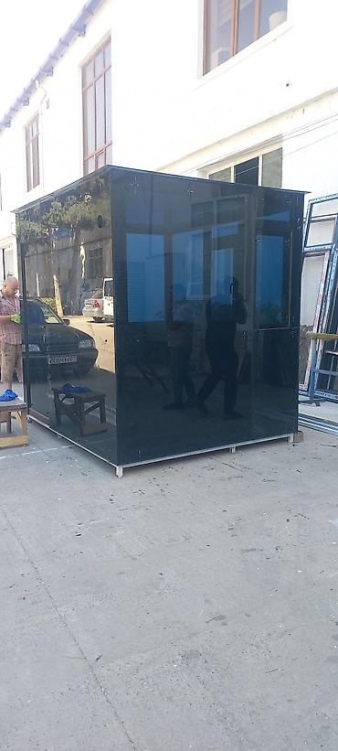 Qara Şüşəli BUTKA 155x200/Kabin / Kiosk – Hazır 💼 Satış • Ofis • - şəkil 4