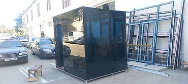 Qara Şüşəli BUTKA 155x200/Kabin / Kiosk – Hazır 💼 Satış • Ofis • - şəkil 3