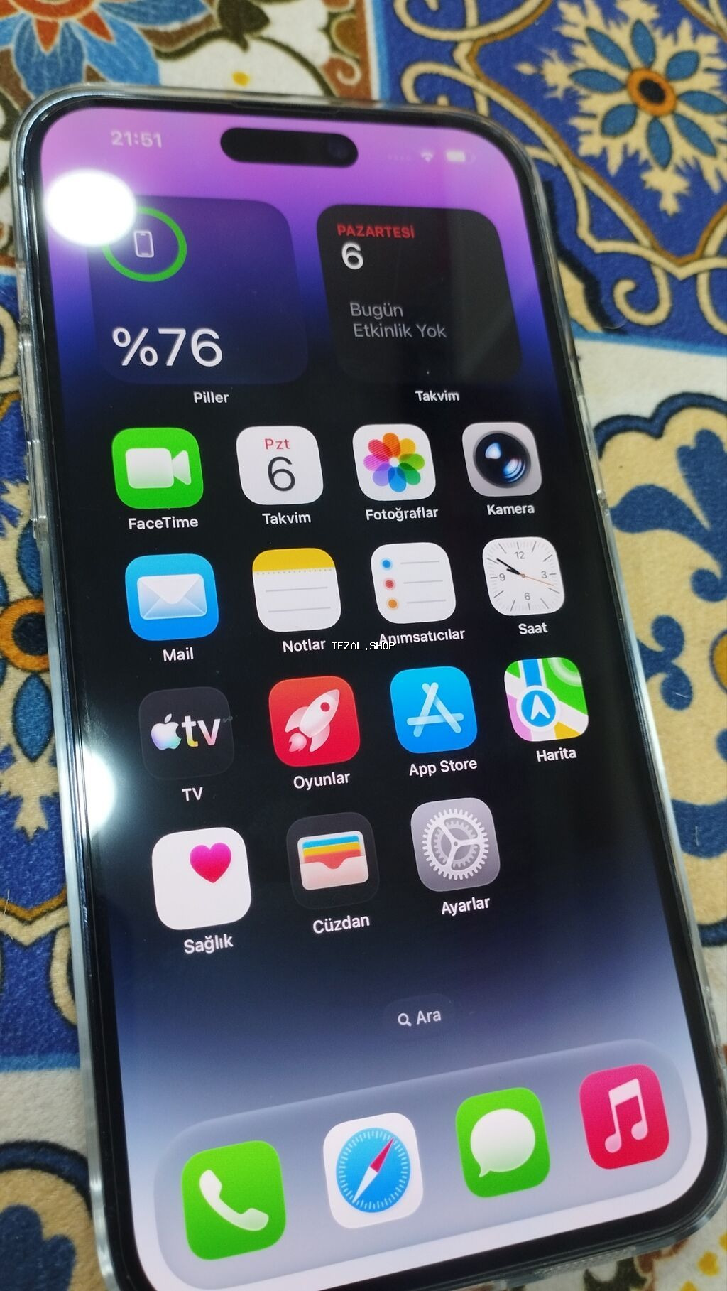 IPhone 14 Pro Max, 128 GB, Deep Purple, Face ID - şəkil 3