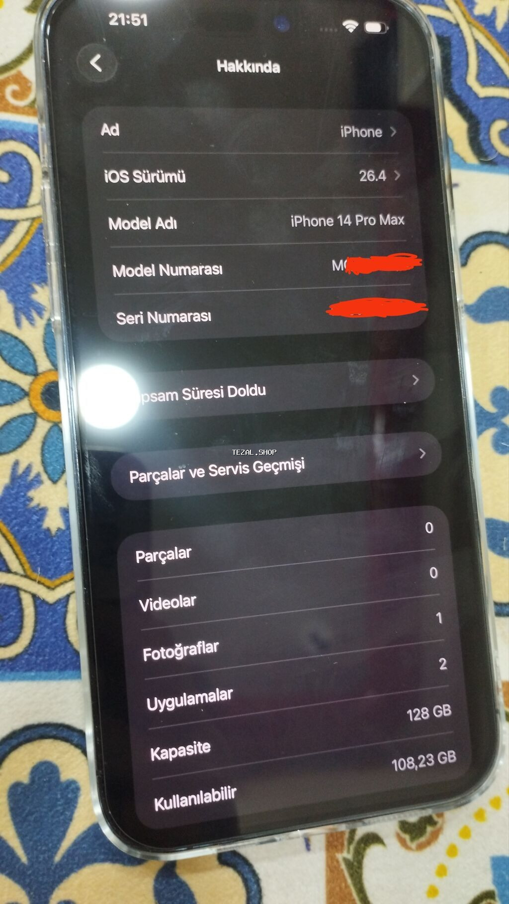 IPhone 14 Pro Max, 128 GB, Deep Purple, Face ID - şəkil 4