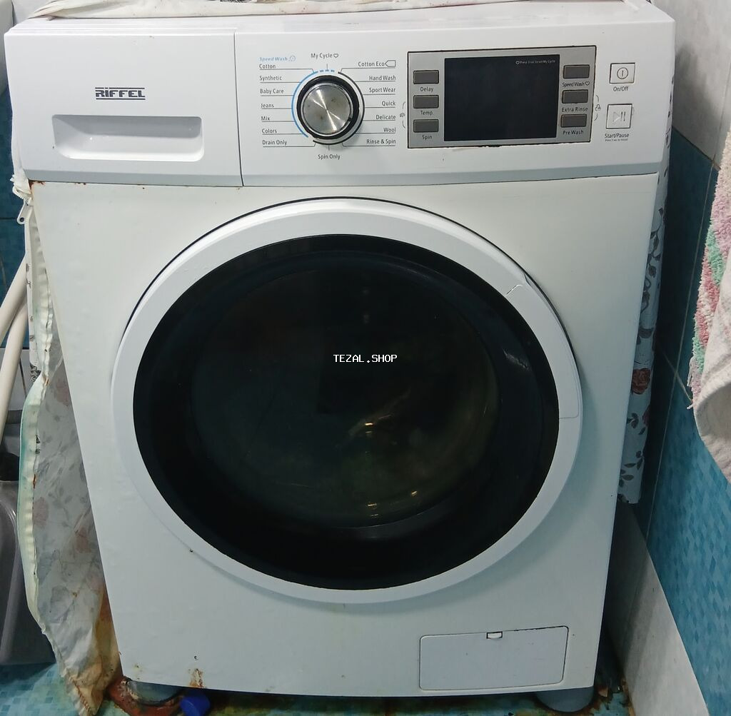 Riffel ön yükləməli paltaryuyan maşın Xüsusiyyətlər: - Ön yükləmə