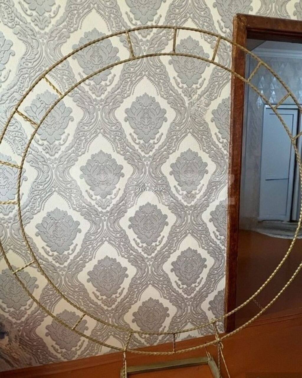 Metallik dekorativ dairəvi konstruksiya - Material: metal karkas