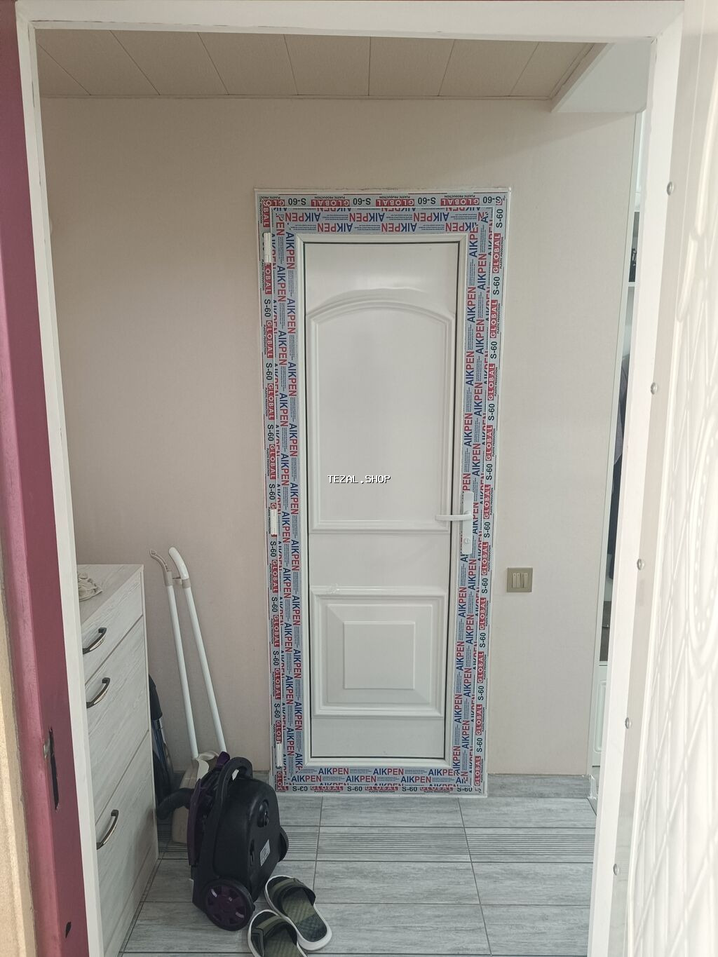 Yeni Plastik qapı 80x200 sm Zəmanətli, Ödənişli quraşdırma, Ödənişli çatdırılma - şəkil 4