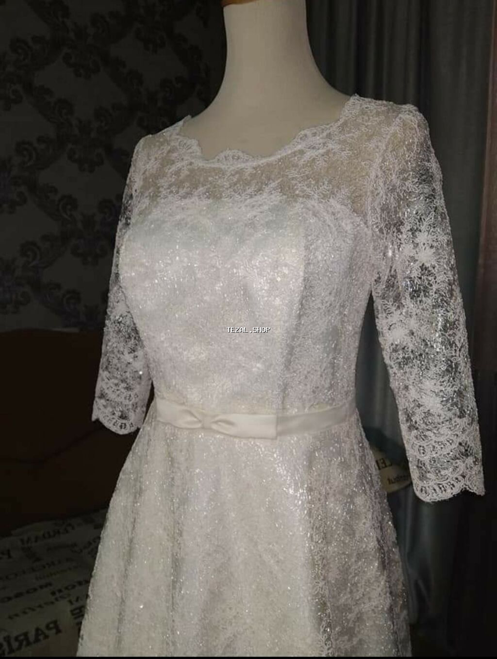 Gelinlik paltari. Çox yaxşi veziyyetde. Ölçüsü M, hündür olmayan - şəkil 2