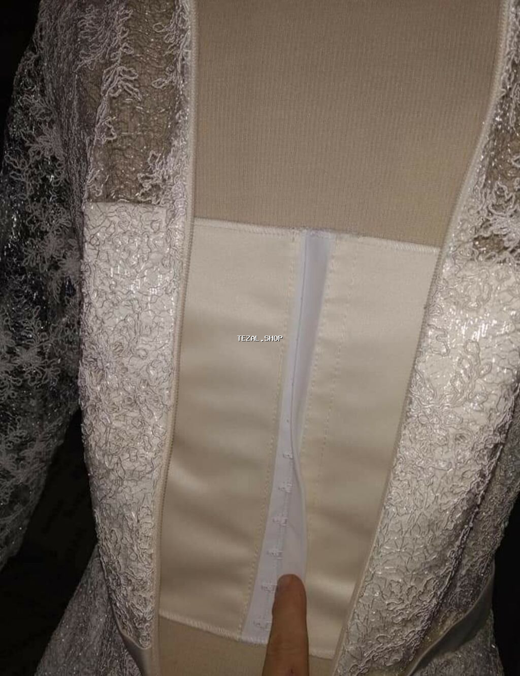 Gelinlik paltari. Çox yaxşi veziyyetde. Ölçüsü M, hündür olmayan - şəkil 4