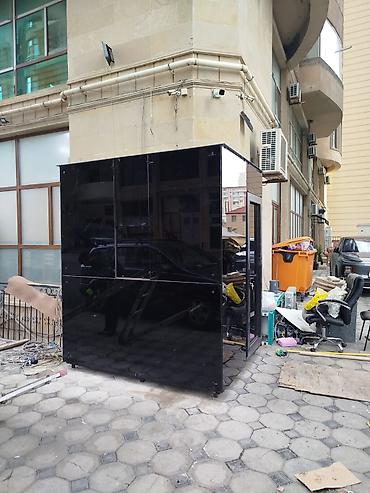 Qara Şüşəli BUTKA Kabin / Kiosk – Hazır 💼 Satış • Ofis • Mühafizə üçün - şəkil 5