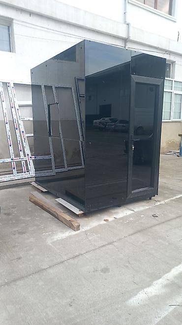 Qara Şüşəli BUTKA Kabin / Kiosk – Hazır 💼 Satış • Ofis • Mühafizə üçün - şəkil 4