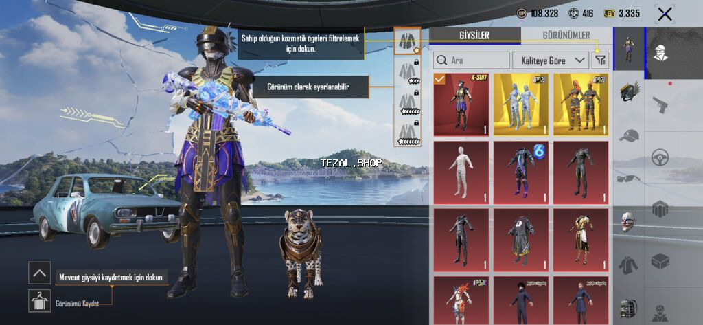 PUBG Mobile hesabı – zəngin kolleksiya və laboratoriya silahları -