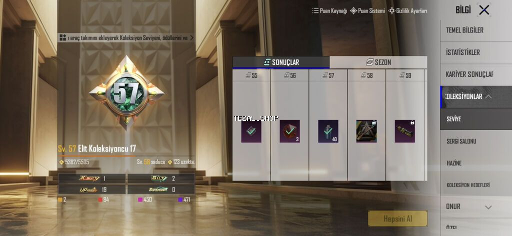 PUBG Mobile hesabı – zəngin kolleksiya və laboratoriya silahları - - şəkil 3