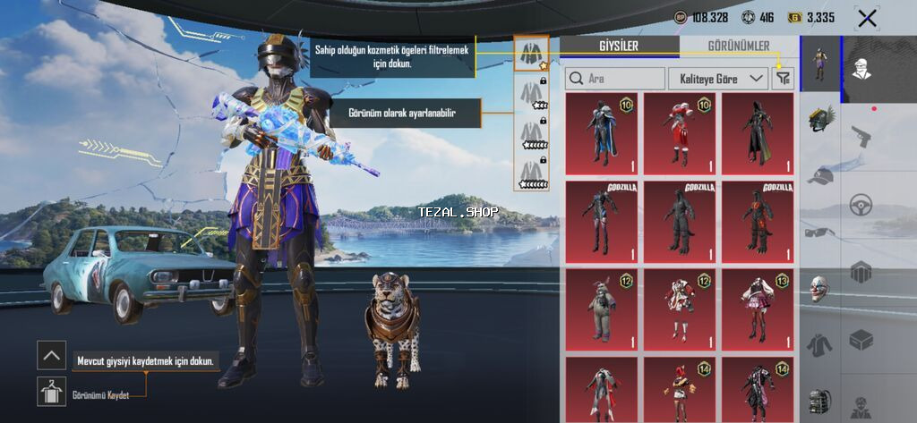 PUBG Mobile hesabı – zəngin kolleksiya və laboratoriya silahları - - şəkil 4