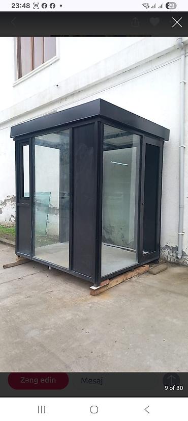 Objekt: Mühafizə və ya kassir üçün mobil post/kiosk kabinəsi Təsvir - şəkil 5