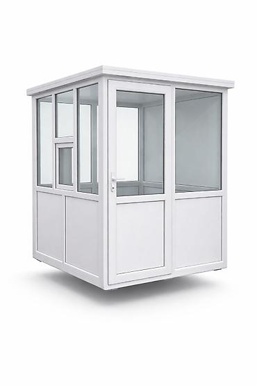 Objekt: Mühafizə və ya kassir üçün mobil post/kiosk kabinəsi Təsvir - şəkil 2