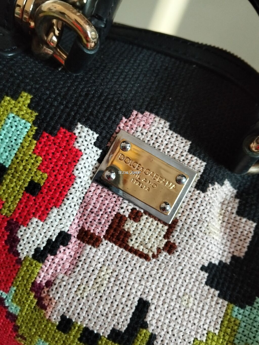 Dolce & Gabbana qadın çantası - Material: qara rəngli - şəkil 3