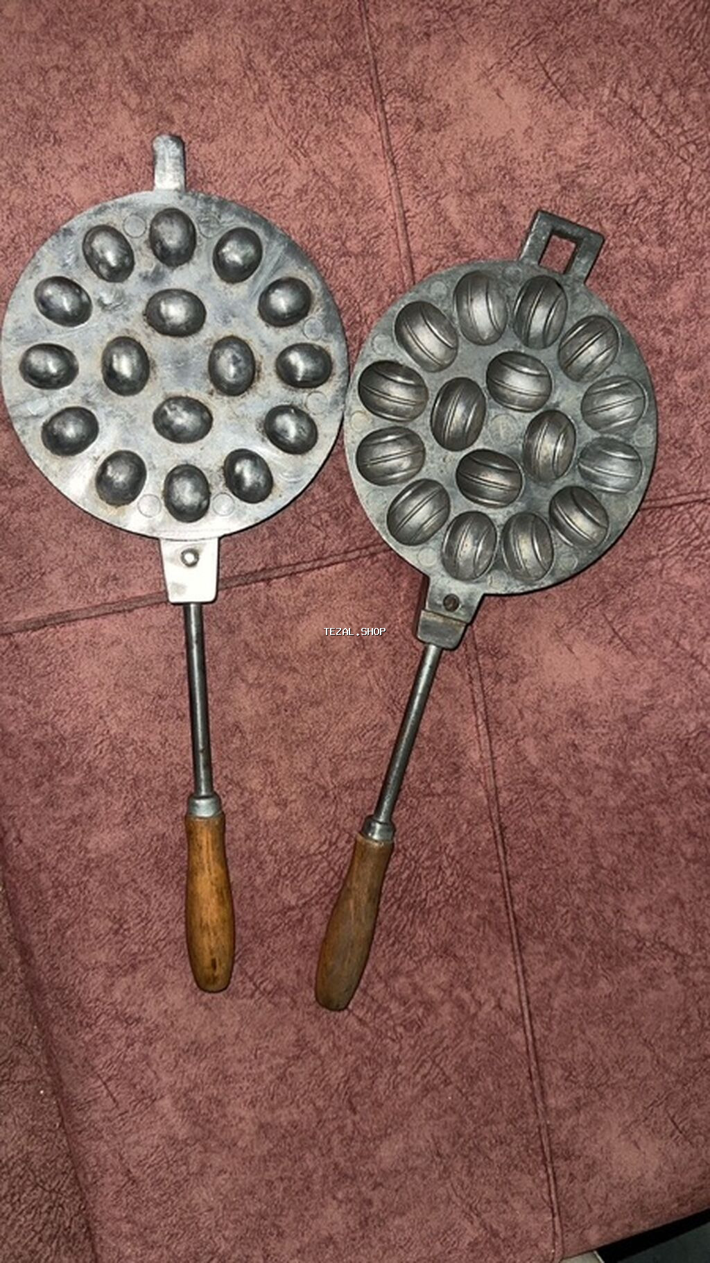 Şirniyyət qəlibləri, rəng - Gümüşü, Metal, Dairəvi, 2 - şəkil 2