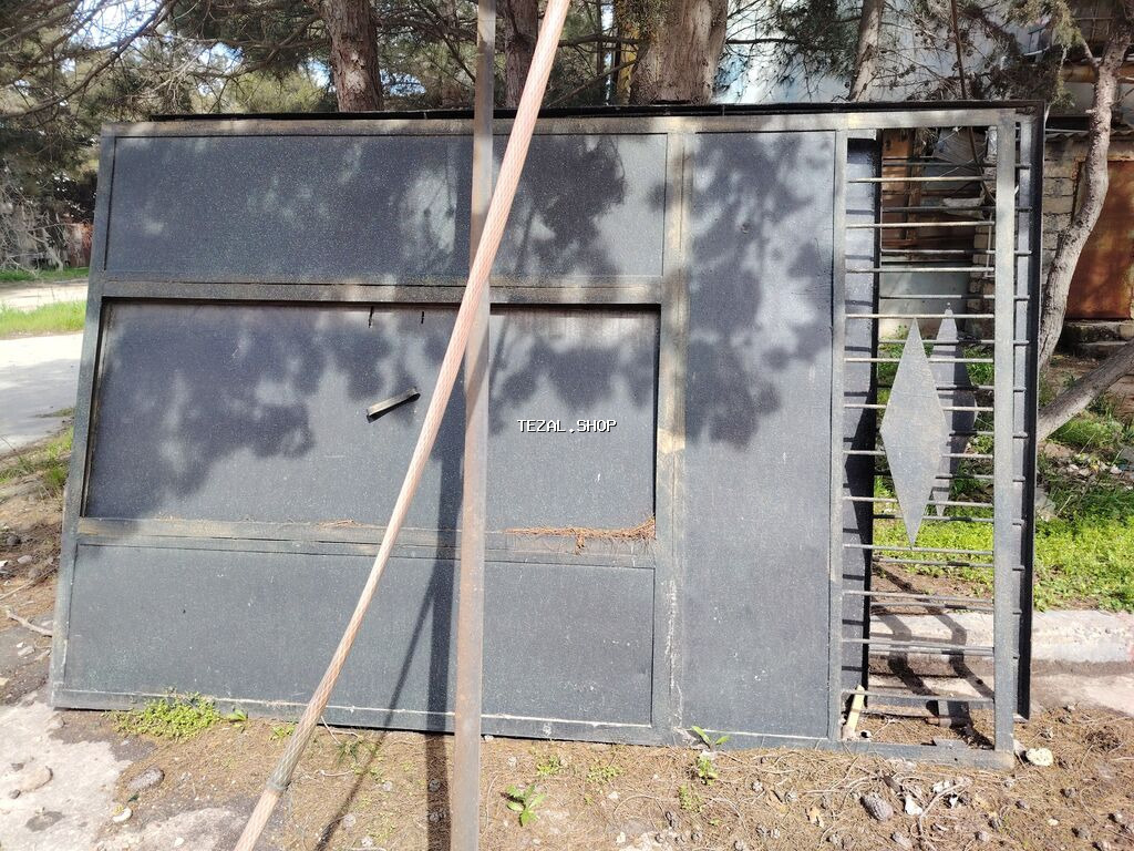 Dəmir darvaza paneli - Material: qalın metal/dəmir konstruksiya - Tək - şəkil 2