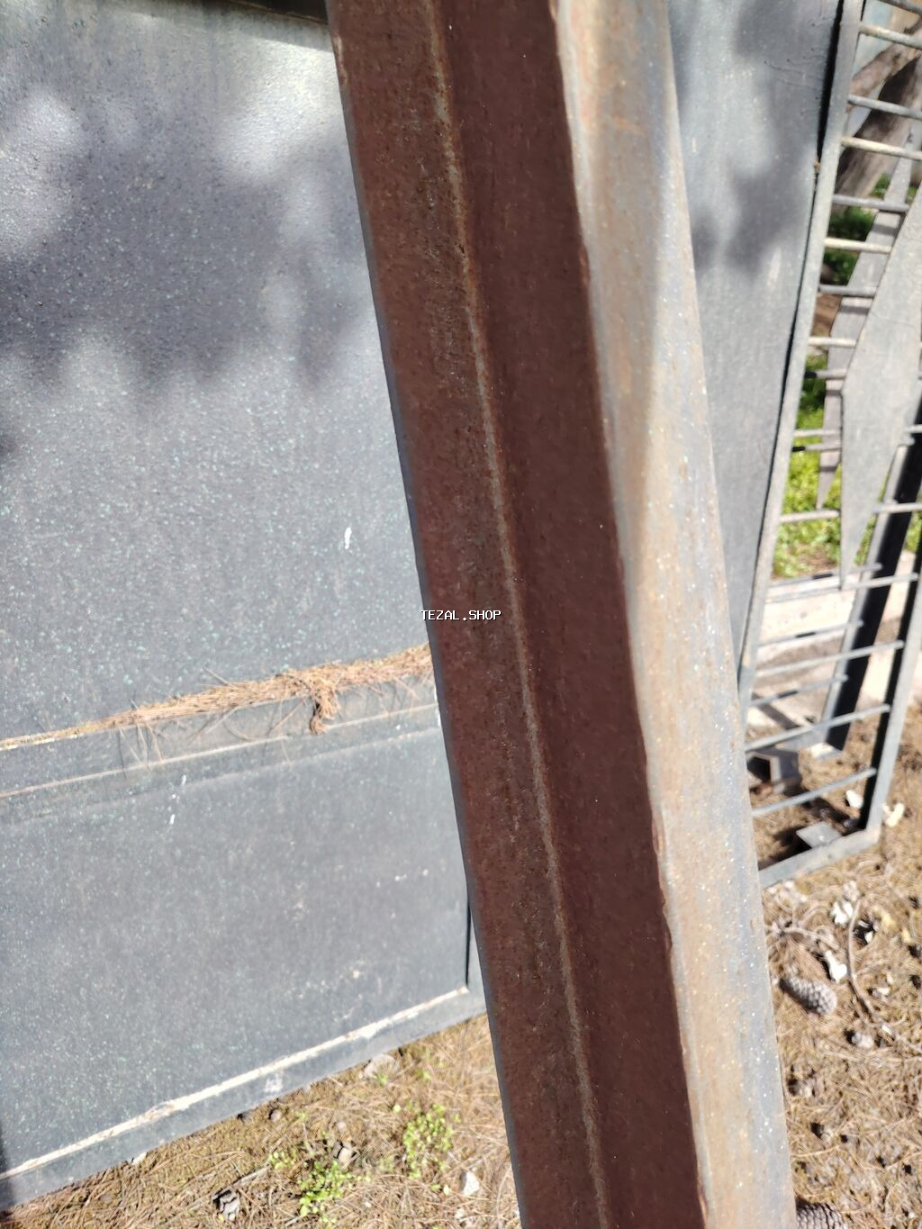 Dəmir darvaza paneli - Material: qalın metal/dəmir konstruksiya - Tək - şəkil 5