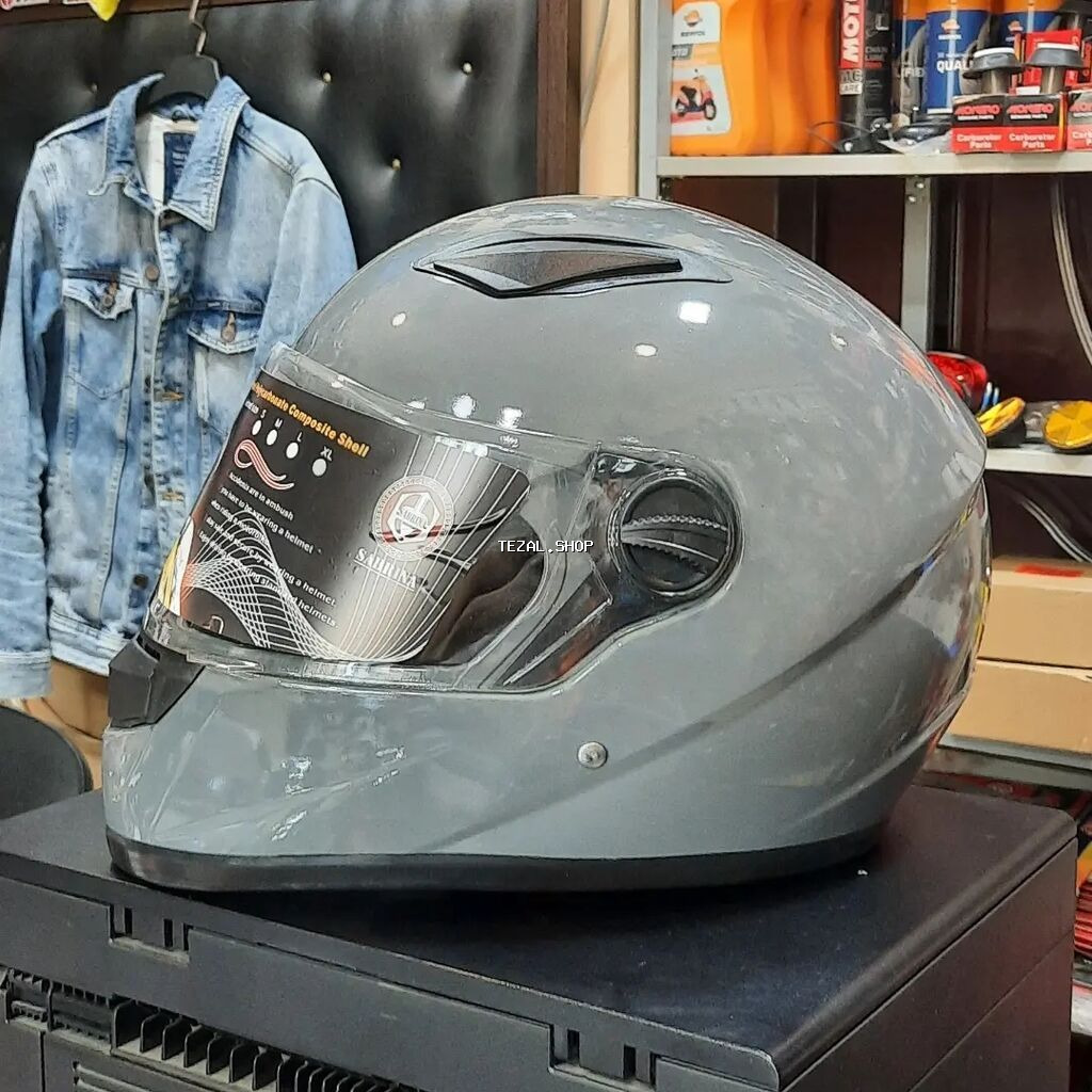 Tam üzlü motosiklet kaskı Rengler ağ qirmizi goy qara ve.s var - şəkil 2