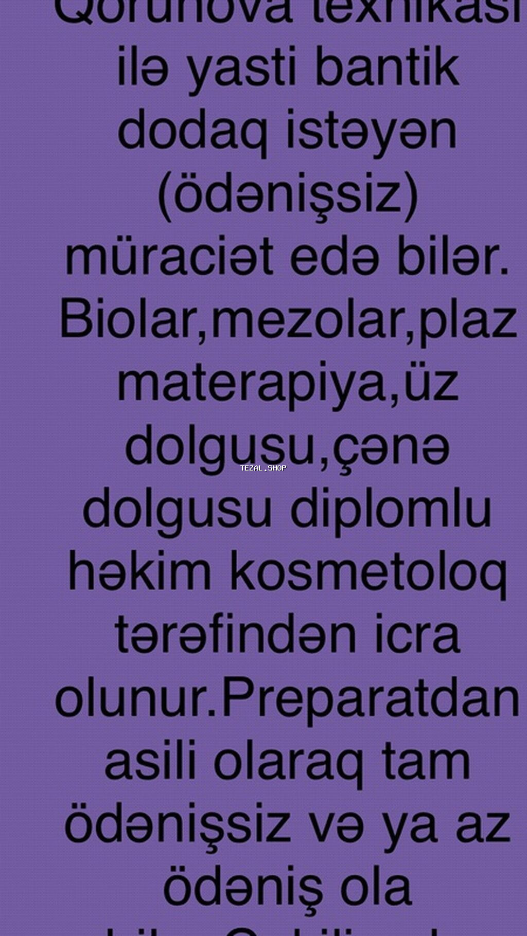 Qorunova texnikası ilə yastı “bantik” dodaq forması üçün müraciət