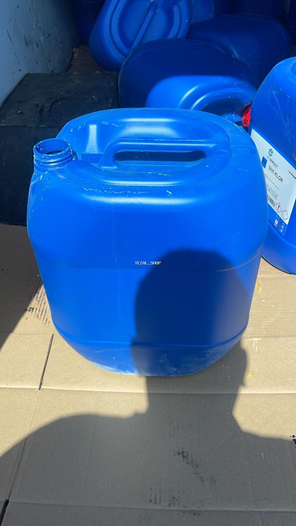 Bak, Plastik, 25 l l, İşlənmiş, Ünvandan götürmə