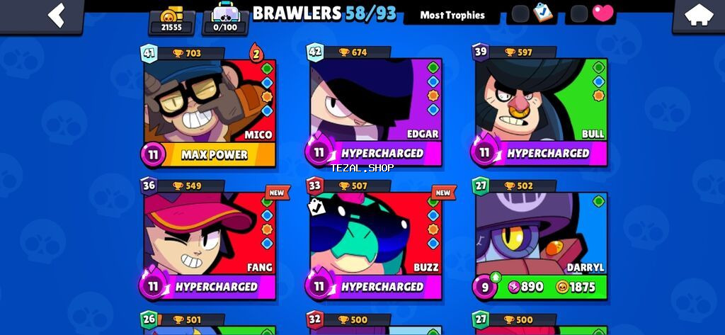 Brawl Stars hesabı – yüksək inkişaflı və zəngin məzmunlu - Ümumi - şəkil 2