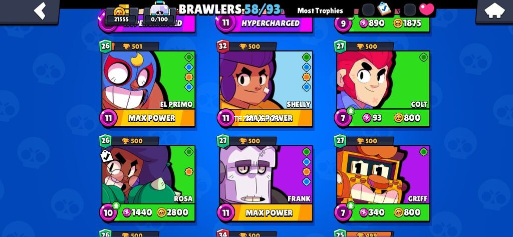 Brawl Stars hesabı – yüksək inkişaflı və zəngin məzmunlu - Ümumi - şəkil 4