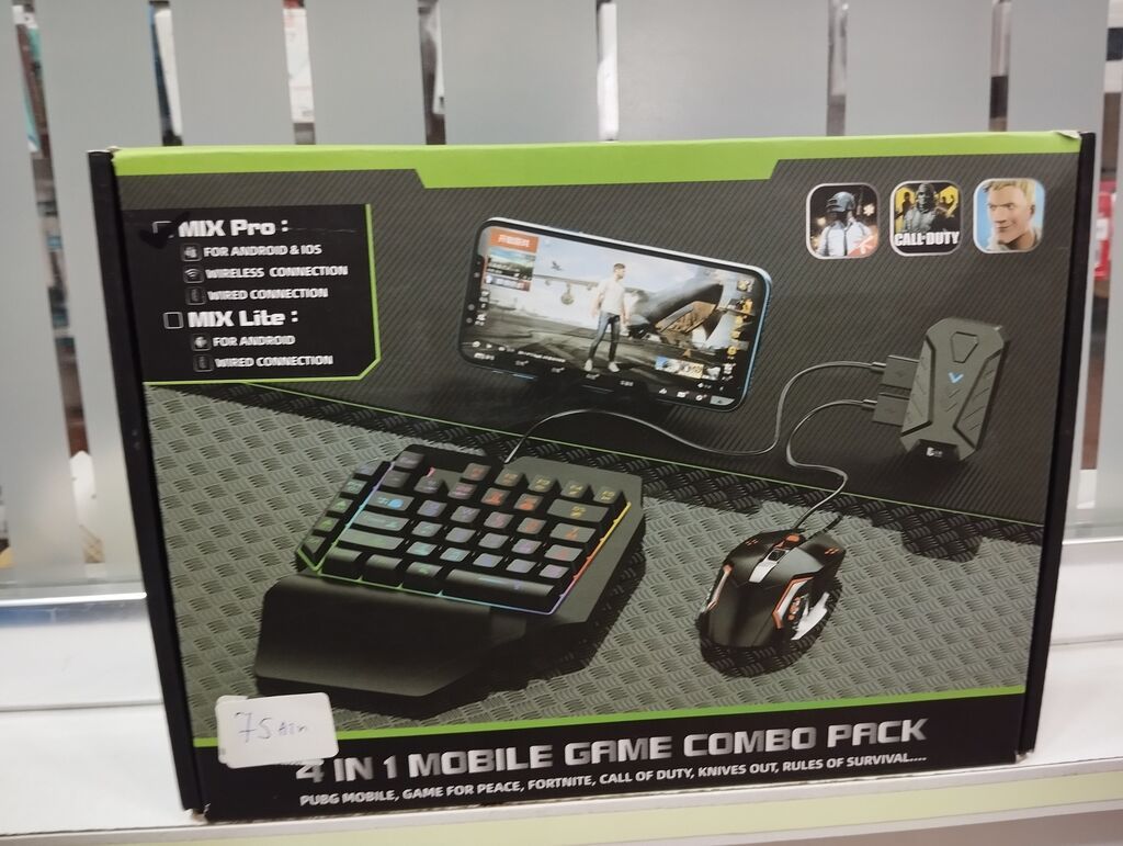 4 in 1 Mobile Game Combo Pack – mobil oyunlar üçün tam dəst Dəst