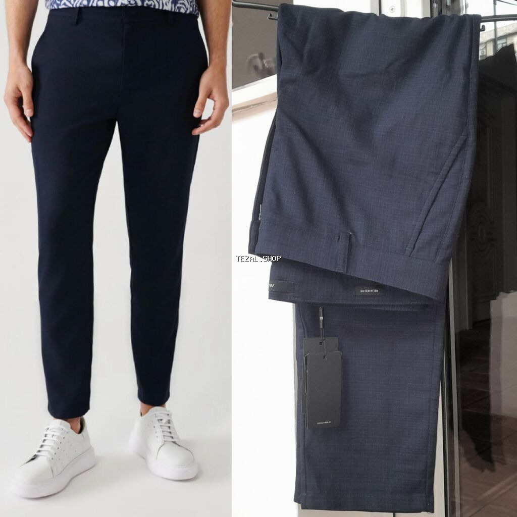 Klassik Şalvar, Avva, M, rəng - Göy