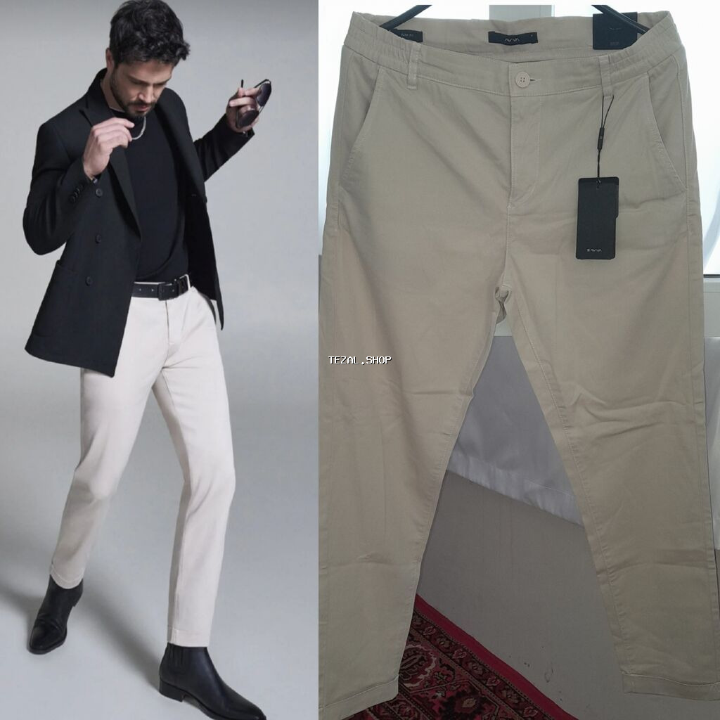 Yarım klassik Şalvar, Avva, M, rəng - Bej