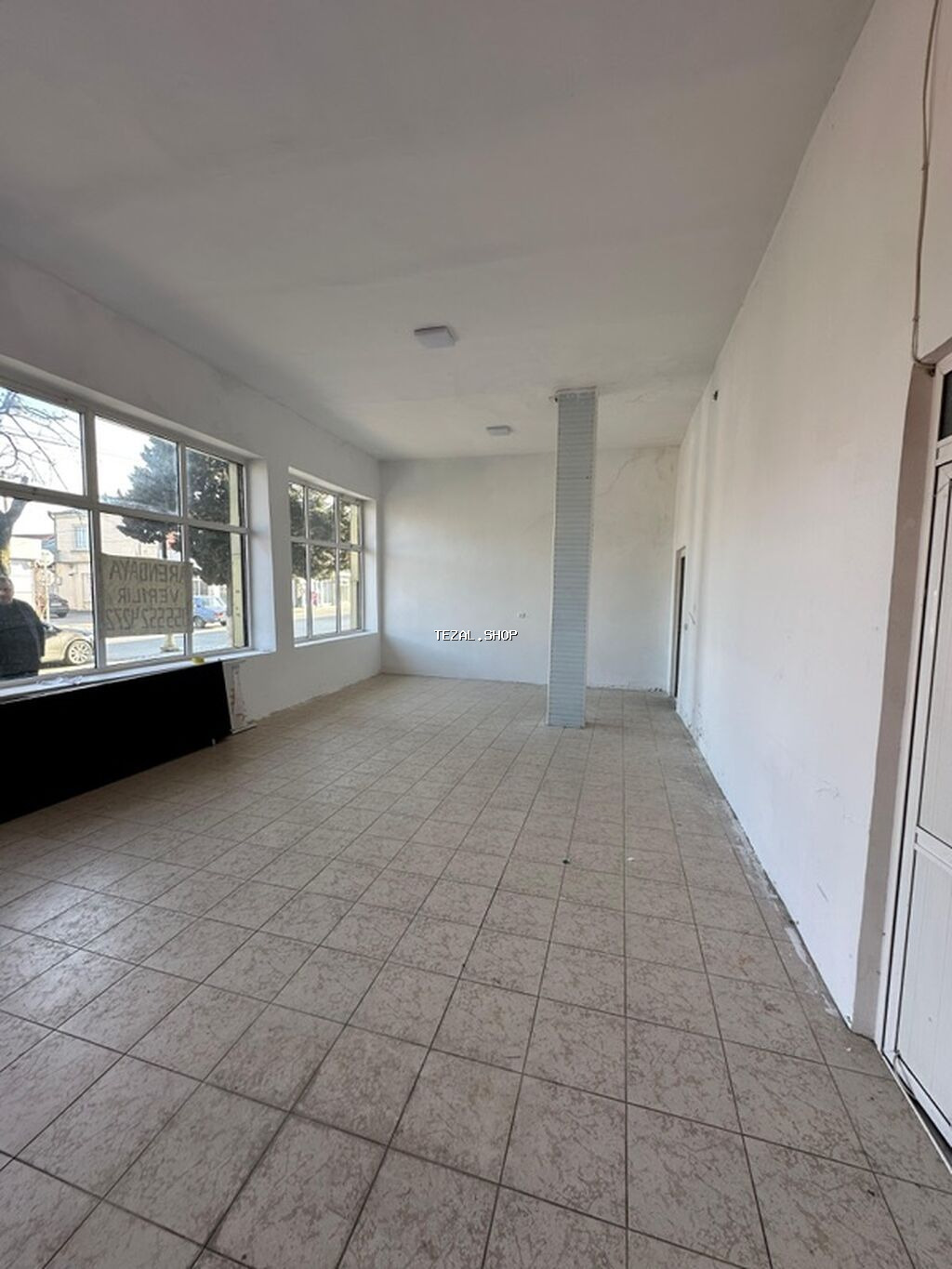 İcarəyə verilir – vitrinli kommersiya sahəsi - Təyinat: mağaza, ofis - şəkil 4