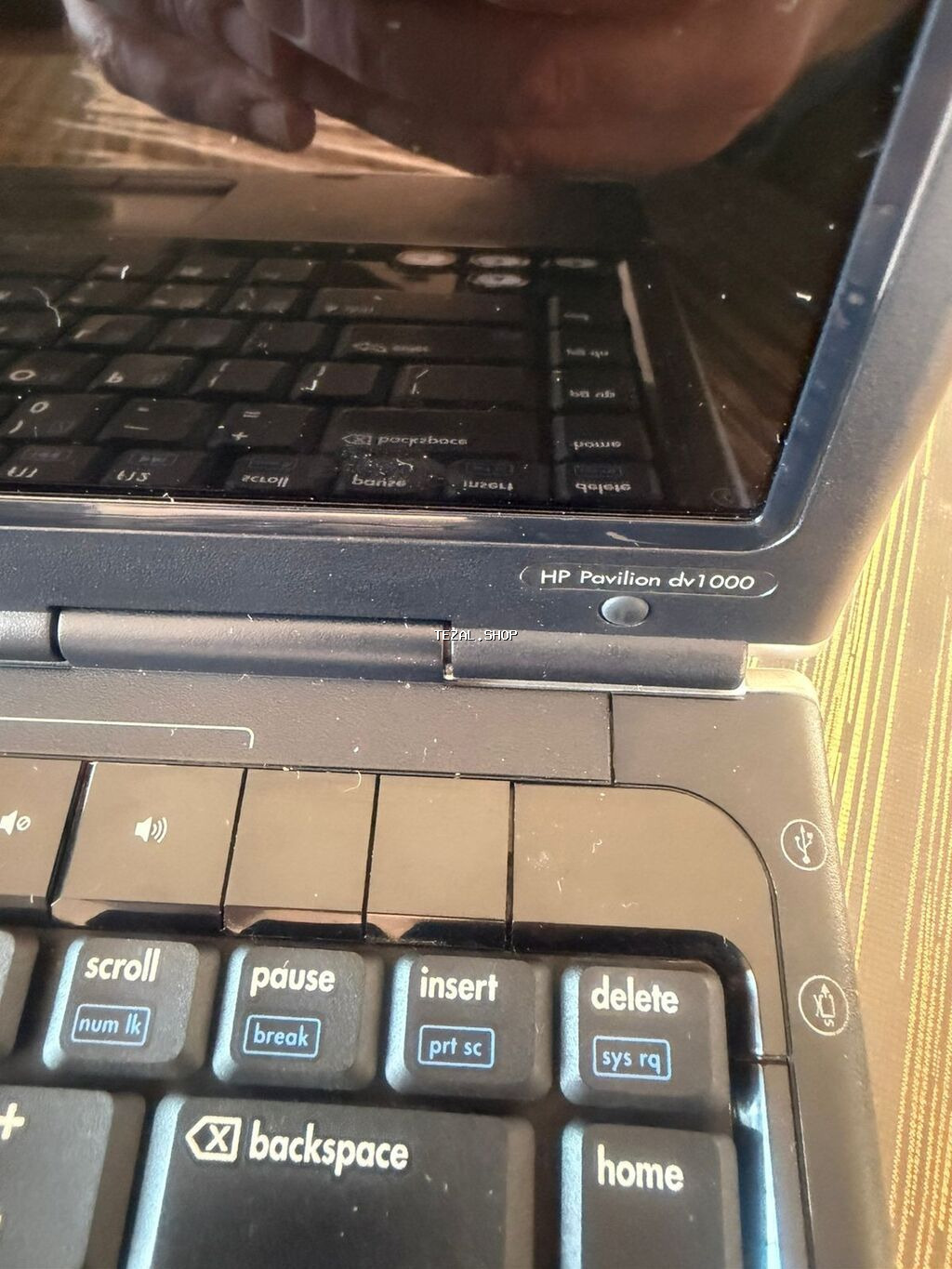 HP Pavilion dv1000 noutbuku - Model: HP Pavilion dv1000