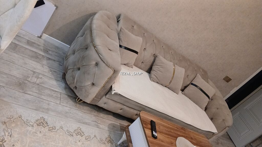 Qonaq otağı mebel dəsti - Üslub: klassik-modern kombinasiya, bej