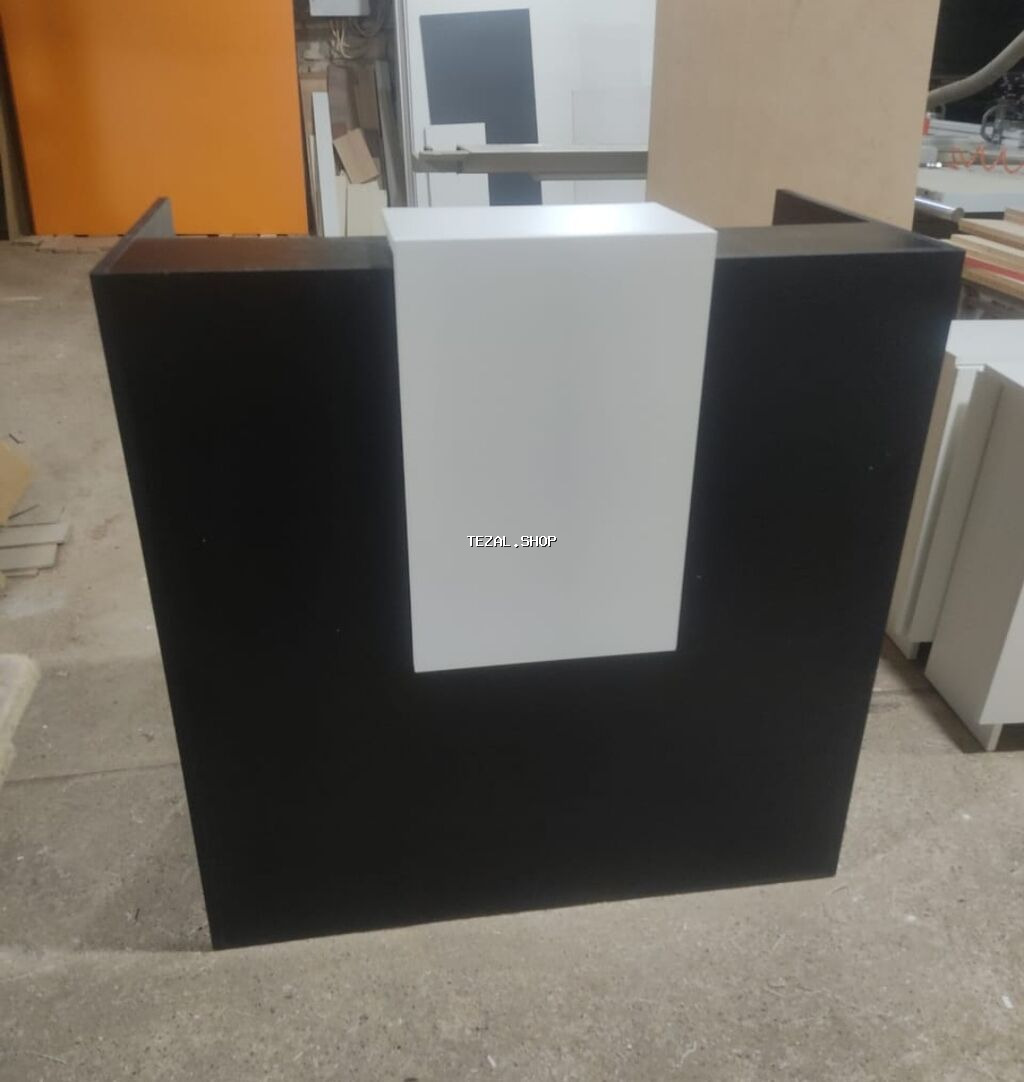 Resepsn masası – kompakt və funksional dizayn - Ölçü: təxmini 170 sm - şəkil 5