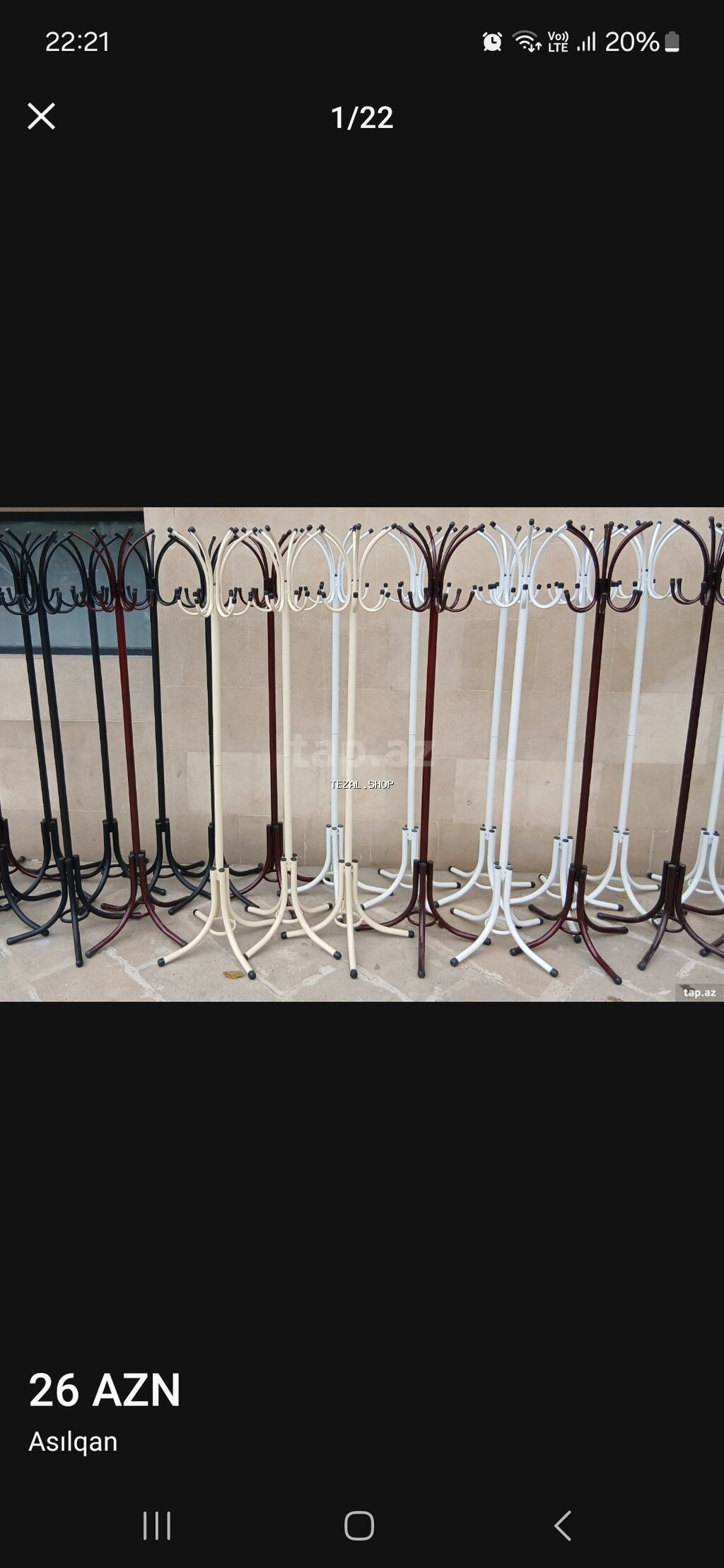 Yeni ve keyfiyyetli demir asilqanlar,ucuz ve endirimli qiymetle - şəkil 3