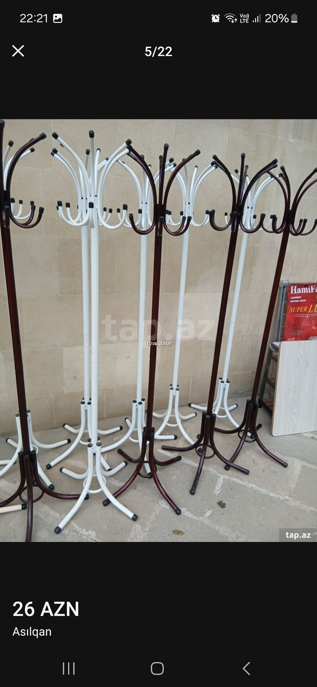 Yeni ve keyfiyyetli demir asilqanlar,ucuz ve endirimli qiymetle - şəkil 5