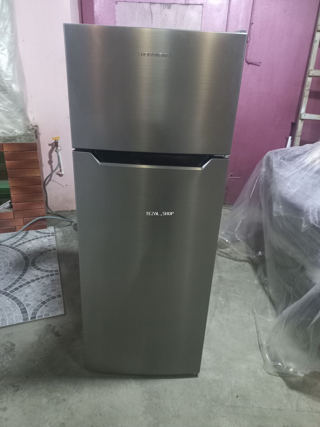 2 qapılı Hoffman Soyuducu Satılır, rəng - Gümüşü