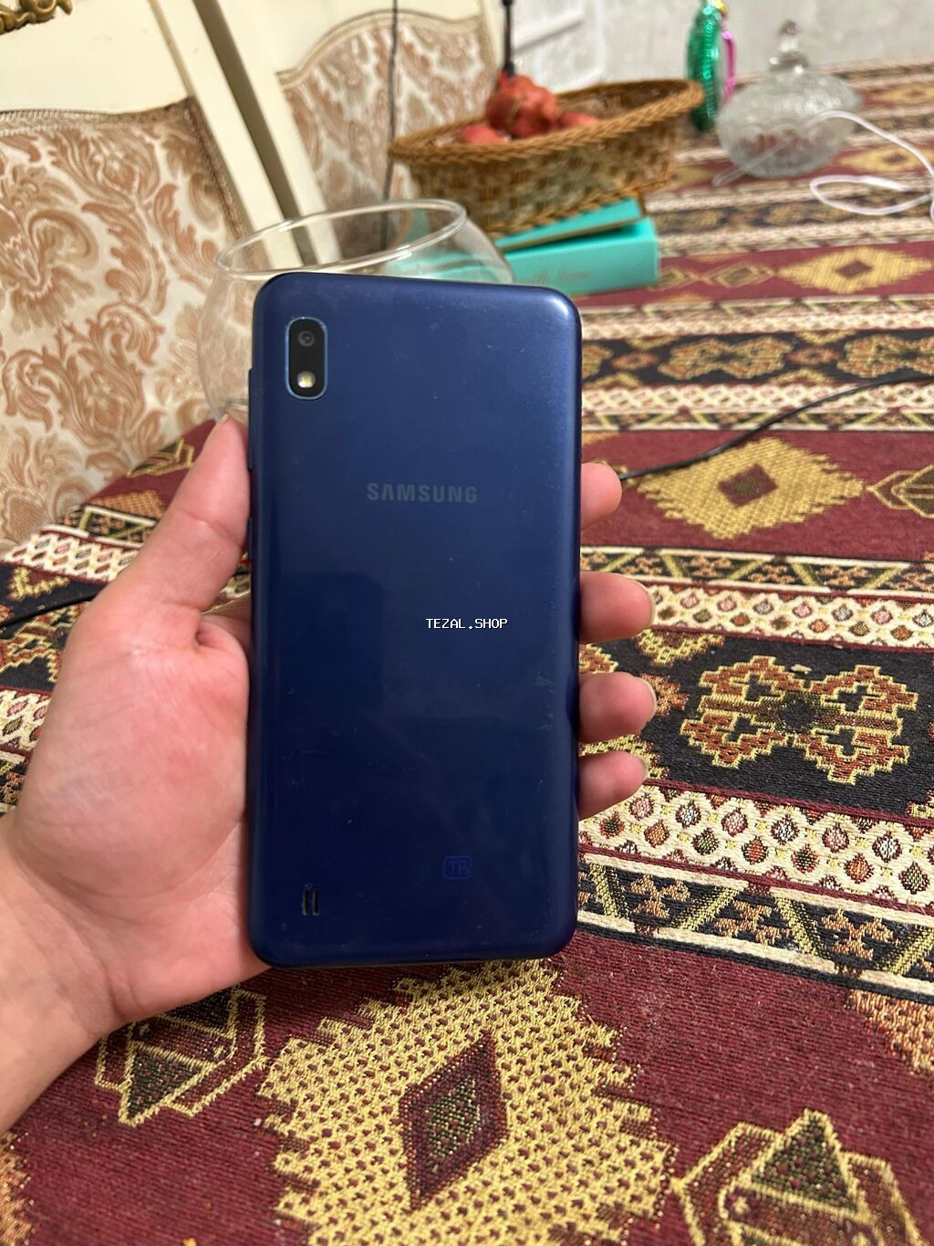 Samsung Galaxy A10, 32 GB, rəng - Göy, Sensor, Barmaq izi, İki sim kartlı