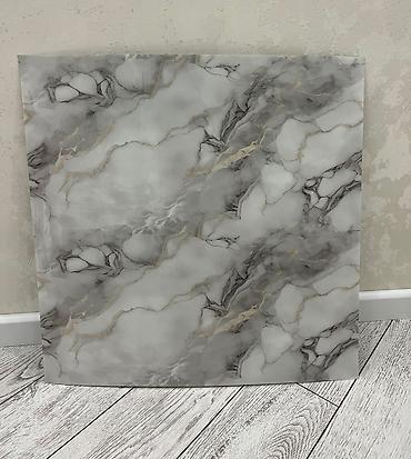 Mərmər effekti verən PVC divar panelləri. 1.Arxası özü - şəkil 4