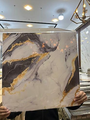 Mərmər effekti verən PVC divar panelləri. 1.Arxası özü - şəkil 2